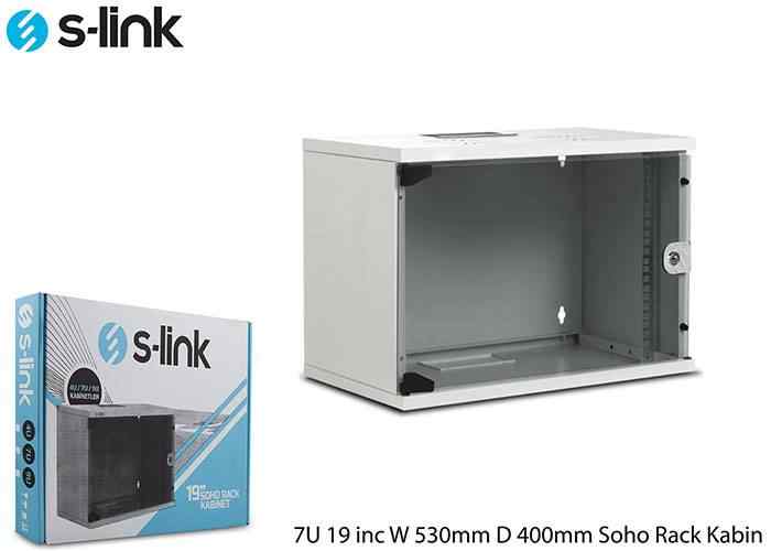 S-link 7U Soho Rack Kabin 19 inc W 530mm D 400mm