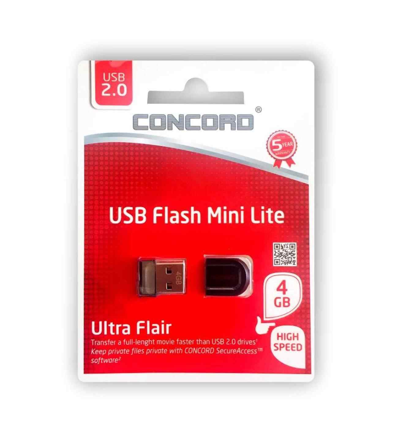 4 Gb Mini Lite Usb Flash Bellek Concord