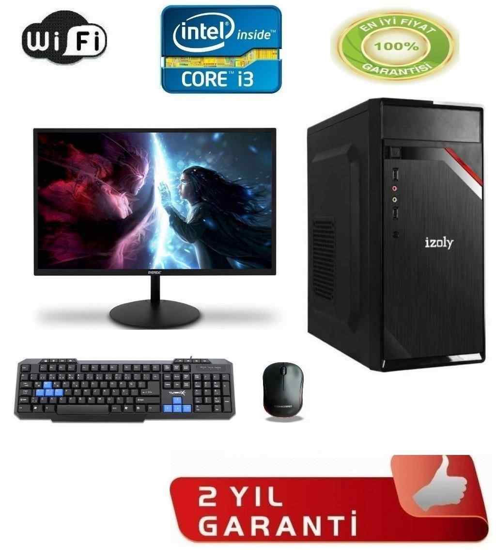 23.8 Everest iPS Monitör i3 3.20Ghz,4GB RAM,120GB SSD | Office Pc