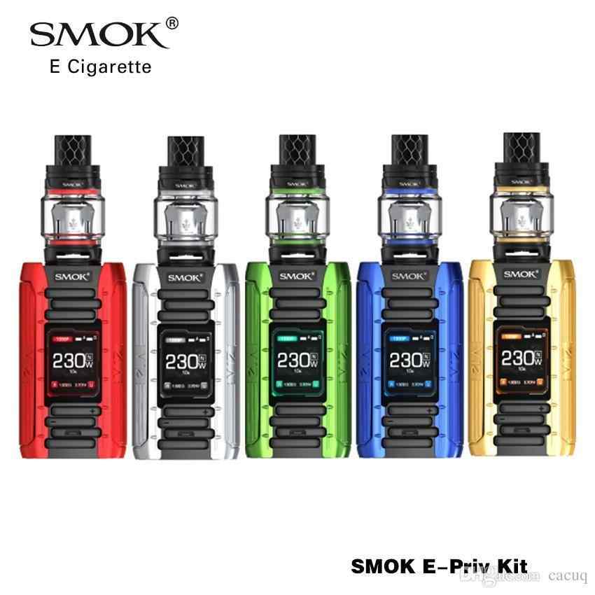SMOK E-PRİV 230W TFV12 Prince Atomizer | 30ML Likit | A31 Pil | Hediye Full Set Kit