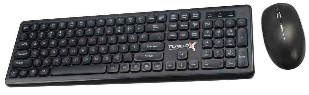 Turbox Km 20 Black Wireless Multimedya Tr Q Klavye Mouse Set Siyah Jetucuzal Her Iste Teknoloji Bizimle