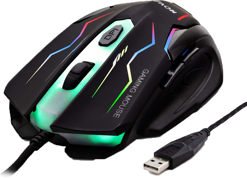 Novator N102 2000 Dpi Oyuncu Gamer Mouse RGB Ledli