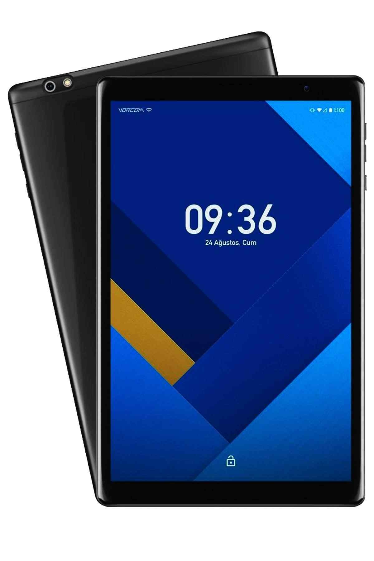 vorcom s12 2 gb 32 gb 10 1 ips tablet bilgisayar siyah