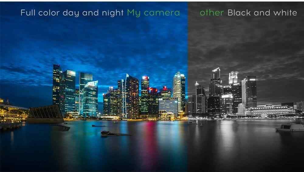 J-Tech 2050 Gece Renkli Warm Light 5MP SONY LENS 1080P AHD Güvenlik Kamera