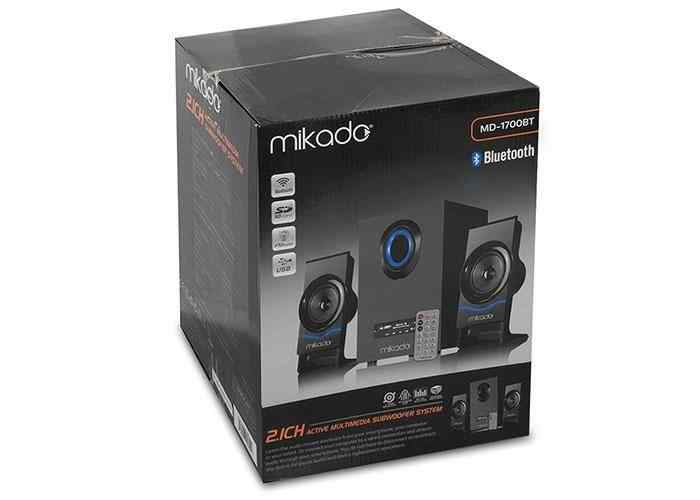 Mikado MD-1700BT 2+1 Siyah Usb+SD+Fm Destekli Multimedia Bluetooth Speaker