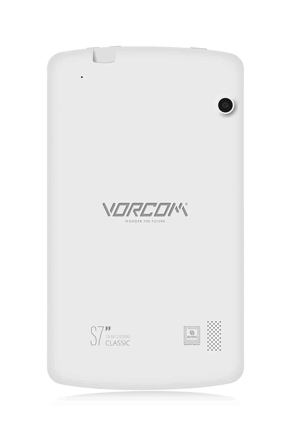 Vorcom 7 S7 2GB 32GB ZooM Youtube PUBG Tablet Pc -Beyaz
