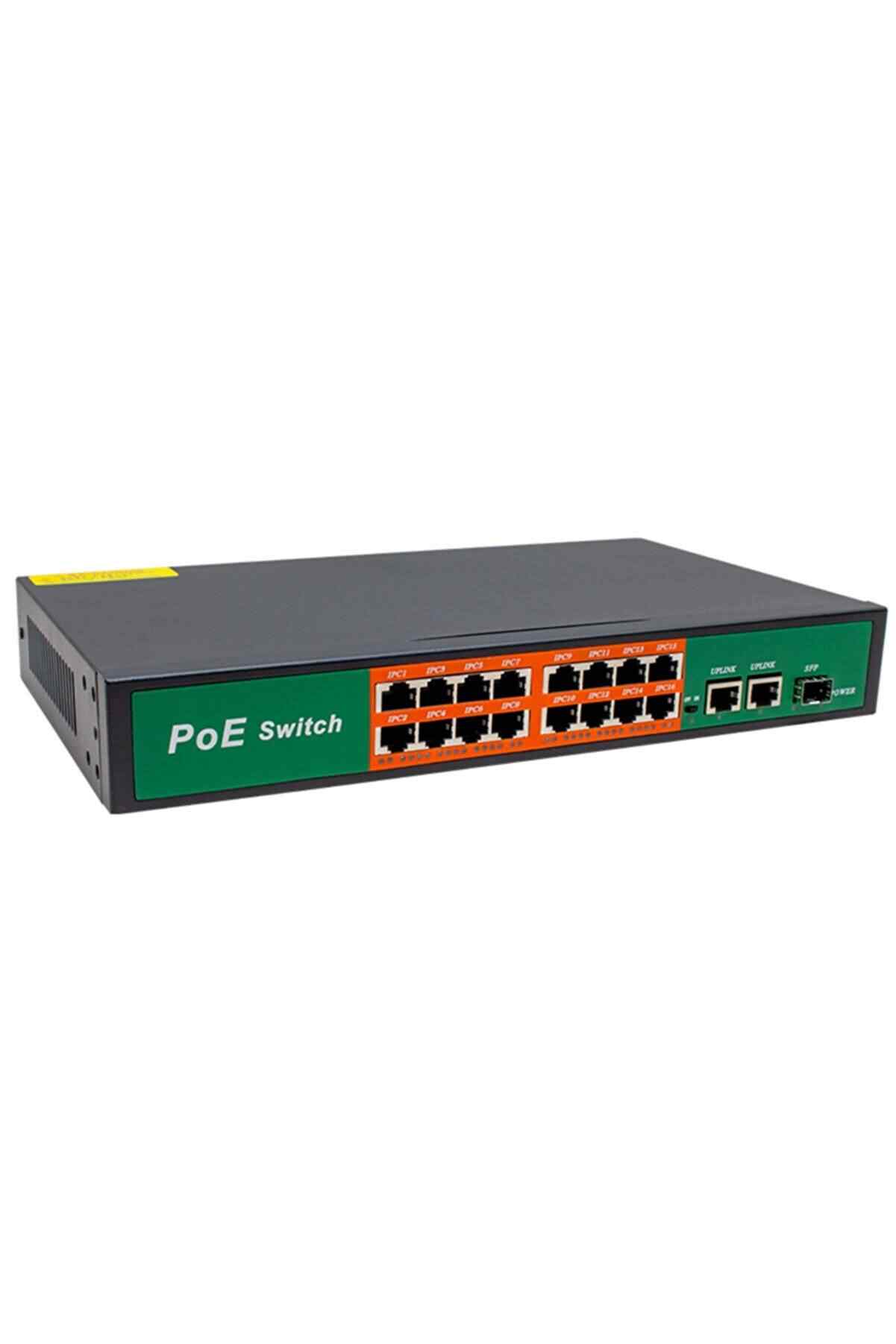 Gıgabıt 16 Port+3+SFP Poe Ethernet Swıtch 300W 10/100/1000 Mbps