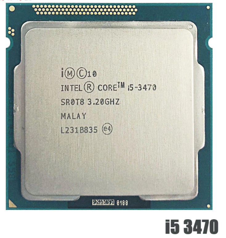 Intel Core i5-3470 3.6GHz 6MB Cache Tray İşlemci LGA 1155 H61 Tray